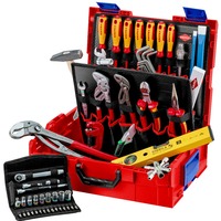 KNIPEX 00 21 19 LB E, Set di strumenti rosso