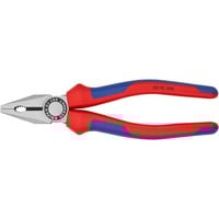 KNIPEX 03 02 200 Pinze da elettricista pinza, Pinze universali blu, Pinze da elettricista, 1,6 cm, Acciaio, Vinile, Blu/Rosso, 20 cm