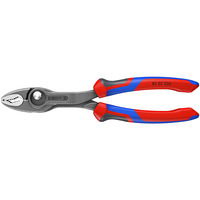 KNIPEX TwinGrip pinza frontale 82 02 200, Pinza da presa rosso/Blu