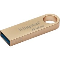 Kingston DataTraveler 512GB 220MB/s Drive USB 3.2 Gen 1 in Metallo SE9 G3, Chiavetta USB oro, 512 GB, USB tipo A, 3.2 Gen 1 (3.1 Gen 1), 220 MB/s, Senza coperchio, Oro
