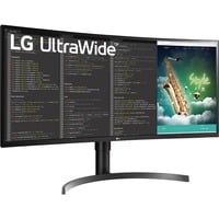 LG 35WN75CP-B.AEU Monitor PC 88,9 cm (35") 3440 x 1440 Pixel 4K Ultra HD LED Nero, Monitor LED Nero/Argento, 88,9 cm (35"), 3440 x 1440 Pixel, 4K Ultra HD, LED, 5 ms, Nero