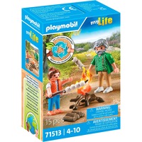 PLAYMOBIL City Life Falò con marshmallow, Giochi di costruzione 