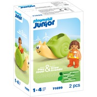 PLAYMOBIL Junior: Lumaca a dondolo con funzione sonaglio, Giochi di costruzione 