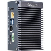 Shuttle Edge PC SPCEL03 PC con dimensioni 0,46 l Nero x6413E Intel SoC BGA 1493 1,5 GHz, Barebone grigio scuro, PC con dimensioni 0,46 l, Mini PC barebone, Intel SoC, BGA 1493, DDR4-SDRAM, SATA