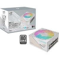 ASUS ROG Loki SFX-L 850W Platinum White alimentatore per computer 24-pin ATX Bianco, Alimentatore PC bianco, 850 W, 100 - 240 V, 110 W, 850 W, 110 W, 9,6 W