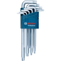Bosch Set di chiavi a brugola esagonali Professional, 9 pezzi, Cacciavite 