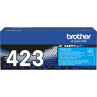 Brother TN-423C cartuccia toner 1 pz Originale Ciano 4000 pagine, Ciano, 1 pz