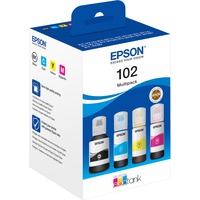 Epson 102 EcoTank 4-colour Multipack Nero, Ciano, Magenta, Giallo, Epson, EcoTank ET-4750 Unlimited EcoTank ET-4750 EcoTank ET-3750 Unlimited EcoTank ET-3750 EcoTank..., 127 ml, 70 ml, Ad inchiostro