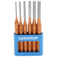 GEDORE Set di punzoni per spilli 116 A, 6 pezzi, Cacciaspine giallo