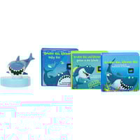 MGA Entertainment Little Tikes Story Dream Machine - Collezione Grande Squalo, Piccolo Squalo, Audiolibro 