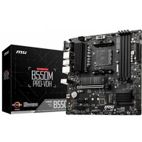 MSI B550M PRO-VDH scheda madre AMD B550 Socket AM4 micro ATX Nero, AMD, Socket AM4, AMD Ryzen™ 5, AMD Ryzen™ 7, 3rd Generation AMD Ryzen™ 9, DDR4-SDRAM, 128 GB, DIMM