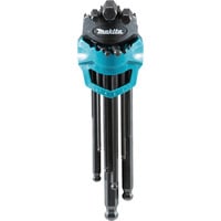 Makita Set di chiavi a brugola 9 pezzi, Cacciavite blu/Nero