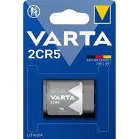 VARTA -2CR5 Batterie per uso domestico, Batteria Batteria monouso, 6V, Litio, 6 V, 1 pz, 1400 mAh