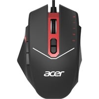 Acer GP.MCE11.01R mouse Mano destra USB tipo A Ottico 4200 DPI Nero/Rosso, Mano destra, Ottico, USB tipo A, 4200 DPI, Nero