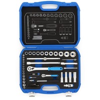 GEDORE set di chiavi a bussola 19 BMC 20, 1/4" + 1/2", Set di strumenti Nero/Blu
