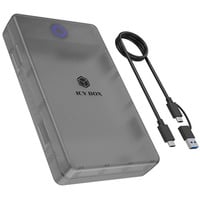ICY BOX IB-388-CU3, Disk enclosure Nero