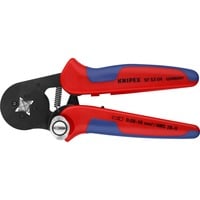KNIPEX 97 53 04, Pinza crimpatrice rosso/Blu, Acciaio al cromo vanadio, Blu/Rosso, 18 cm, 405 g