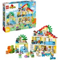 LEGO DUPLO Casetta 3 in 1, Giochi di costruzione Set da costruzione, 3 anno/i, Plastica, 218 pz, 3,45 kg