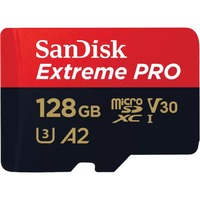 SanDisk Extreme PRO 128 GB MicroSDXC UHS-I Classe 10, Scheda di memoria 128 GB, MicroSDXC, Classe 10, UHS-I, 200 MB/s, 90 MB/s