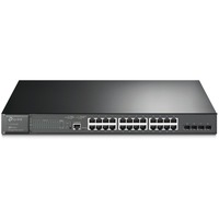 TL-SG3428MP switch di rete Gestito L2/L3 Gigabit Ethernet (10/100/1000) Supporto Power over Ethernet (PoE) 1U Nero