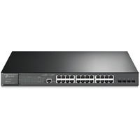 TP-Link TL-SG3428MP switch di rete Gestito L2/L3 Gigabit Ethernet (10/100/1000) Supporto Power over Ethernet (PoE) 1U Nero, Interruttore Gestito, L2/L3, Gigabit Ethernet (10/100/1000), Supporto Power over Ethernet (PoE), Montaggio rack, 1U