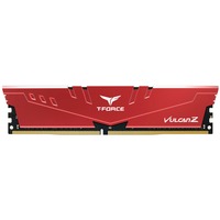 Team Group T-FORCE VULCAN Z TLZRD48G3200HC16F01 memoria 8 GB 1 x 8 GB DDR4 3200 MHz rosso, 8 GB, 1 x 8 GB, DDR4, 3200 MHz, 288-pin DIMM, Rosso