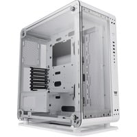 Thermaltake Core P6 Tempered Glass Snow Mid Tower Midi Tower Bianco bianco, Midi Tower, PC, Bianco, ATX, CEB, micro ATX, Mini-ITX, SPCC, Vetro temperato, Giocare