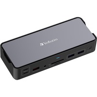 CDS-15 Cablato USB 3.2 Gen 1 (3.1 Gen 1) Type-C Nero, Grigio, Docking station