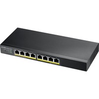 Zyxel GS1915-8EP Gestito L2 Gigabit Ethernet (10/100/1000) Supporto Power over Ethernet (PoE) Nero, Interruttore Gestito, L2, Gigabit Ethernet (10/100/1000), Full duplex, Supporto Power over Ethernet (PoE)