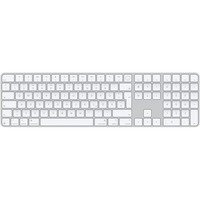 Apple Magic Keyboard con Touch ID e tastierino numerico argento/Bianco