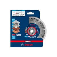 Bosch EXPERT MULTIMATERIAL X-LOCK Disco per tagliare, Lama Disco per tagliare, Mattone, Pietra, Cemento, Calcestruzzo duro, 11,5 cm, Bosch, 2,22 cm, 2,4 mm