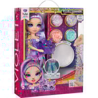 MGA Entertainment Rainbow High Rainbow Shimmers with Slime Fashion Doll - Violet (purple), Bambola Rainbow High Rainbow Shimmers with Slime Fashion Doll - Violet (purple), Bambola alla moda, Femmina, 4 anno/i, Bambino/Bambina, 280 mm, Multicolore