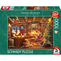 Schmidt Spiele Thomas Kinkade Studios: Babbo Natale controlla la lista dei desideri, Puzzle 