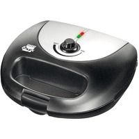 Image of 48356 piastra per waffle 3 waffle 1000 W Nero, Acciaio inossidabile