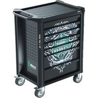 Wera Tool Rebel 9700 Carrello officina 1, con equipaggiamento, Carrelli per attrezzi Nero