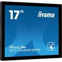 iiyama TF1734MC-B7X Monitor PC 43,2 cm (17") 1280 x 1024 Pixel SXGA LED Touch screen Nero, Monitor LED Nero, 43,2 cm (17"), 1280 x 1024 Pixel, SXGA, LED, 5 ms, Nero
