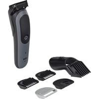 Braun Serie 5 Tutto-in-Uno 5520, Tagliacappelli Nero/grigio, Grigio scuro, CA/Batteria, 120 min, Batteria integrata, 5 min, Ioni di Litio