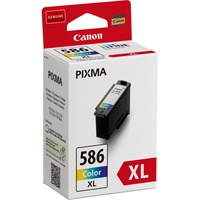 Canon CL-586XL cartuccia d'inchiostro 1 pz Originale Resa elevata (XL) Ciano, Magenta, Giallo Resa elevata (XL), Ciano, Magenta, Giallo, 1 pz, 300 pagine, Confezione singola