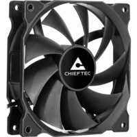 Chieftec ZF-1225PWM sistema di raffreddamento per computer Case per computer Ventilatore 12 cm Nero 1 pz, Ventola Ventilatore, 12 cm, Nero