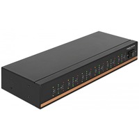 DeLOCK 64070 hub di interfaccia USB 2.0 0,4608 Mbit/s Nero, Hub USB USB 2.0, RS-232, USB 2.0, 0,4608 Mbit/s, Nero, Metallo, 1,2 m