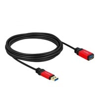 DeLOCK 82755, Cavo di prolunga Nero/Rosso