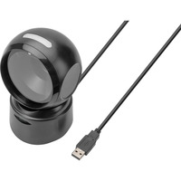 Digitus 1D 2D Desktop USB Barcode Scanner, Scanner di codici a barre Nero
