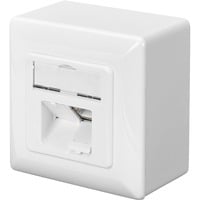 Digitus DN-9006-N presa energia RJ-45 Bianco, Scatola di giunzione bianco, RJ-45, Bianco, 80 mm, 80 mm