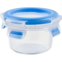 Emsa 508550 recipiente per cibo Rotondo Contenitore 0,15 L Trasparente 1 pz, Casella trasparente/Blu, Contenitore, Rotondo, 0,15 L, Trasparente, Polipropilene (PP), Elastomero Termoplastico (TPE), Frutta