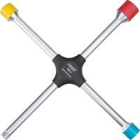 Hazet Chiave a croce per auto 705V, con coperture protettive, Croce. 