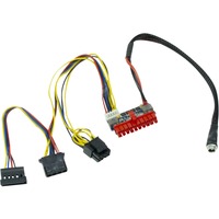 Inter-Tech 88882193 cavo di alimentazione interno ATX (20-pin), SATA 15-pin + Molex (4-pin), Dritto, Dritto, Multicolore, 35 mm