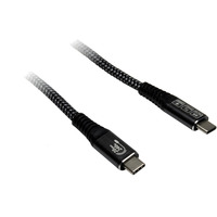 Inter-Tech Cavo USB 3.2 Gen2x2, connettore USB-C > connettore USB-C Nero