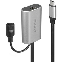 Lindy 43271 cavo USB USB 3.2 Gen 1 (3.1 Gen 1) 5 m USB C 5 Gbit/s Nero, Cavo di prolunga Nero, 5 m, USB C, USB C, USB 3.2 Gen 1 (3.1 Gen 1), 5 Gbit/s, Nero