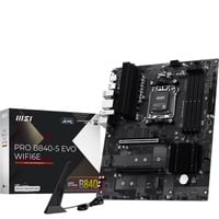 MSI PRO B840-S EVO WIFI6E, Scheda madre Nero/Argento