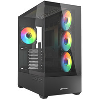 Sharkoon AK6 RGB, Chassis Tower Nero